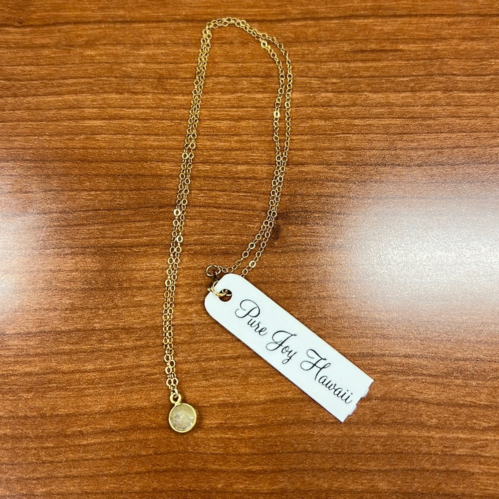Pure Joy Hawaii Moonstone Necklace